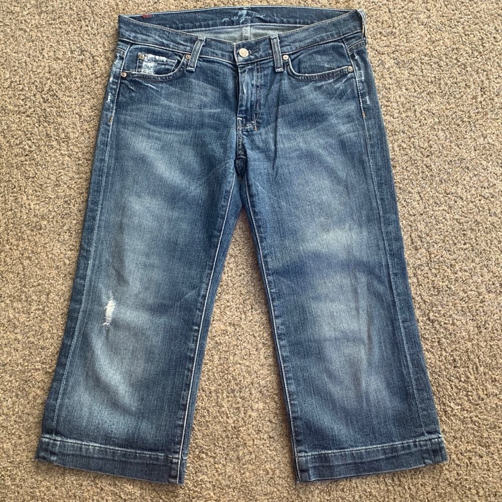 7 For All Mankind Crop Jeans, sz 29
